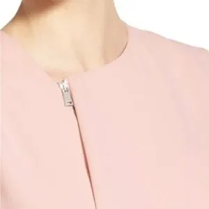 Draped Front Shell Vince | Tops | Vince Drape Front Zip Shell Blush L | Poshmark